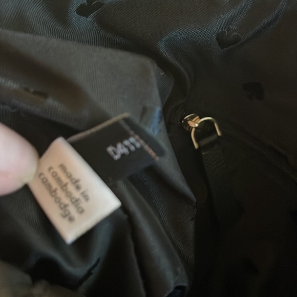 NWT-Kate Spade Nylon Black Tote-Reg-$249 - Picture 9 of 14